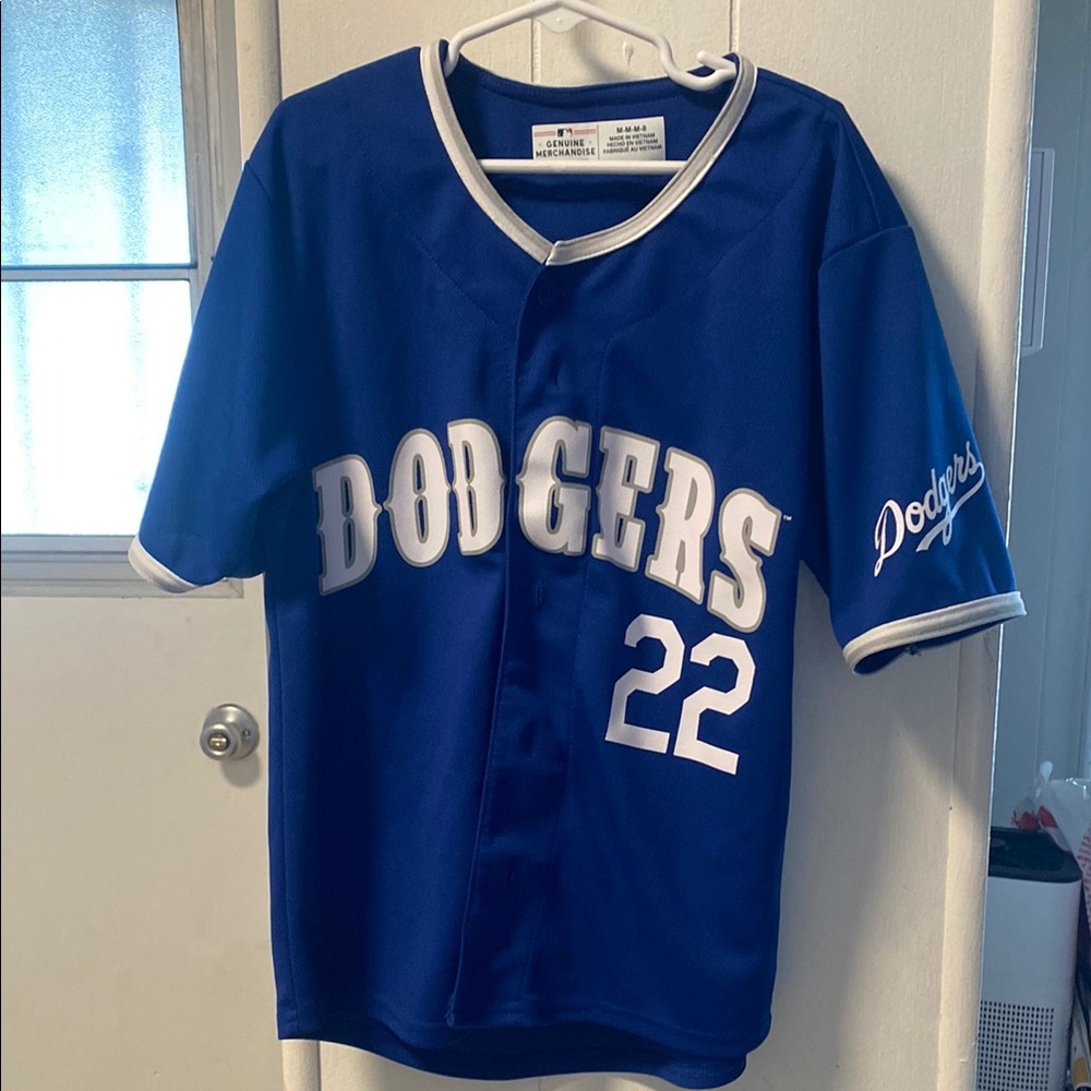 Blue Dodgers Kids Shirt